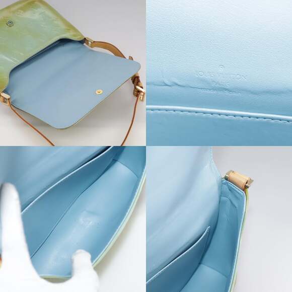 LOUIS VUITTON Monogram Vernis Thompson Street Bag Baby Blue M91009 - Picture 11 of 12